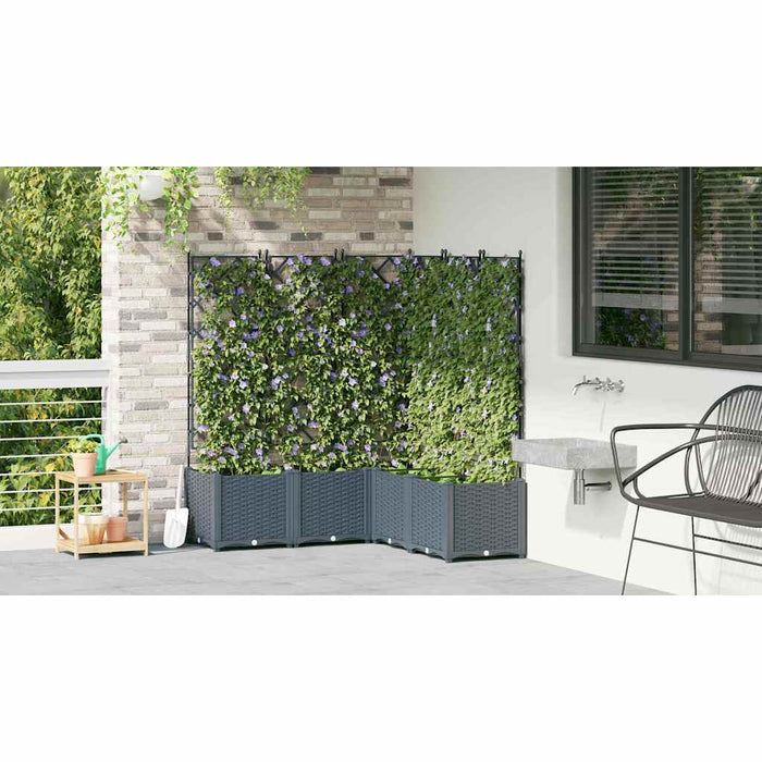Vază pentru Grădină 5 pcs Gri Deschis 120 x 120 x 143 cm - WALTI WALTI