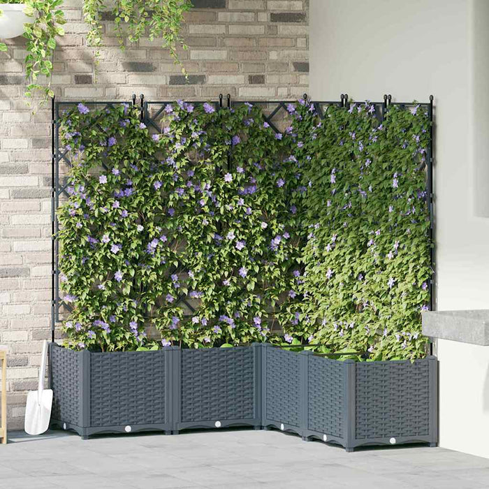 Vază pentru Grădină 5 pcs Gri Deschis 120 x 120 x 143 cm - WALTI WALTI