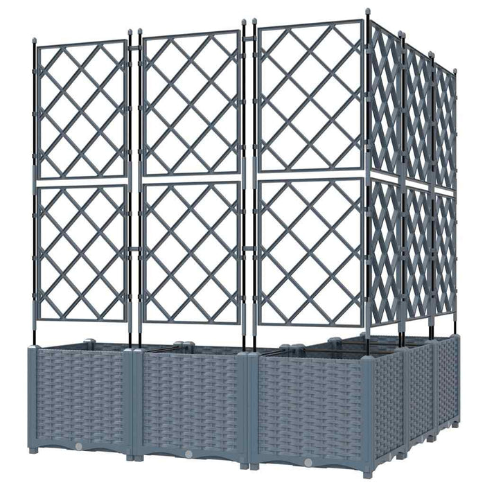 Vază pentru Grădină 5 pcs Gri Deschis 120 x 120 x 143 cm - WALTI WALTI