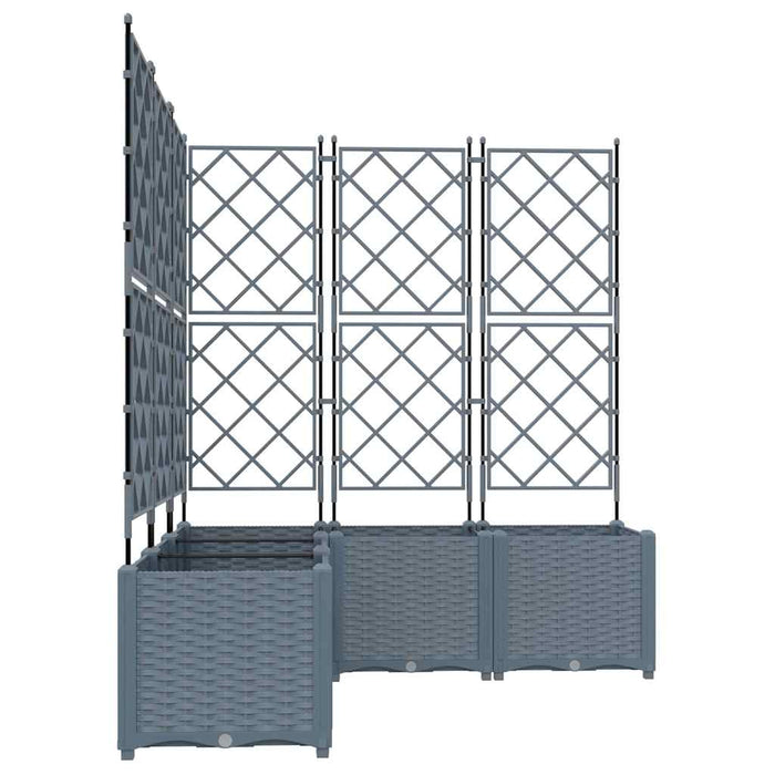 Vază pentru Grădină 5 pcs Gri Deschis 120 x 120 x 143 cm - WALTI WALTI