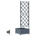 Vază pentru Grădină Gri Deschis 40 x 40 x 126 cm Plastic - WALTI WALTI
