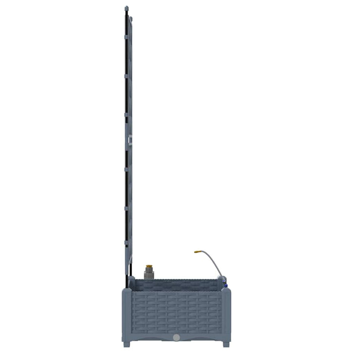 Vază pentru Grădină Gri Deschis 40 x 40 x 126 cm Plastic - WALTI WALTI