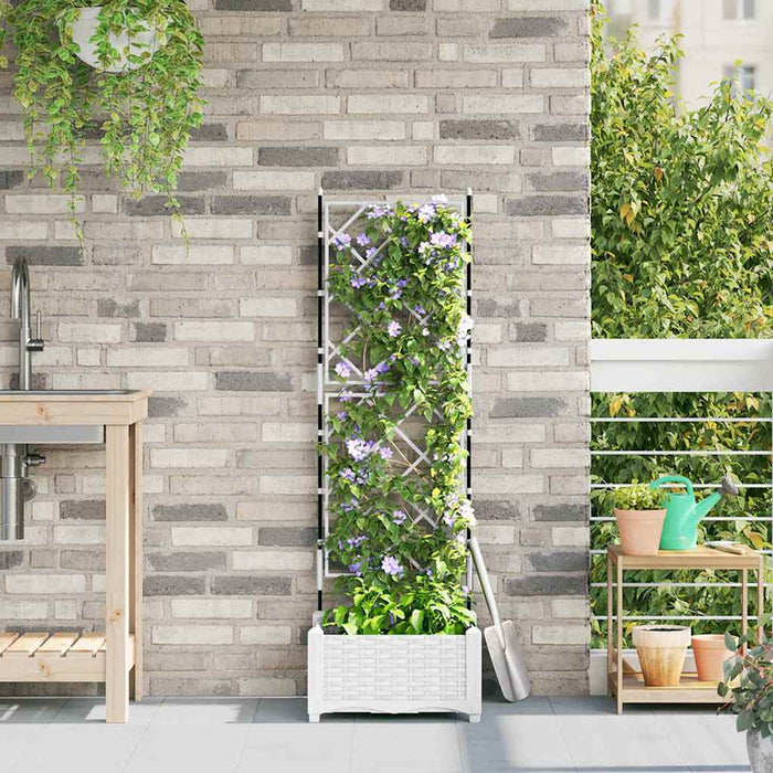Vază pentru Grădină Alb 40 x 40 x 125,5 cm Plastic - WALTI WALTI