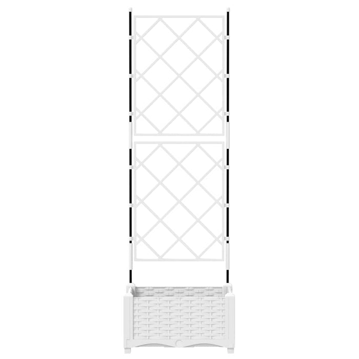 Vază pentru Grădină Alb 40 x 40 x 125,5 cm Plastic - WALTI WALTI