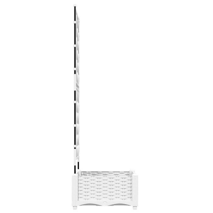 Vază pentru Grădină Alb 40 x 40 x 125,5 cm Plastic - WALTI WALTI