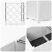 Vază pentru Grădină 3 pcs Alb 120 x 40 x 143 cm Plastic - WALTI WALTI