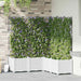 Vază pentru Grădină 5 pcs Alb 120 x 120 x 143 cm Plastic - WALTI WALTI