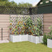 Vază pentru Grădină 5 pcs Alb 120 x 120 x 143 cm Plastic - WALTI WALTI