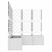 Vază pentru Grădină 5 pcs Alb 120 x 120 x 143 cm Plastic - WALTI WALTI