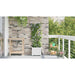 Vază pentru Grădină Alb 40 x 40 x 142 cm Plastic - WALTI WALTI