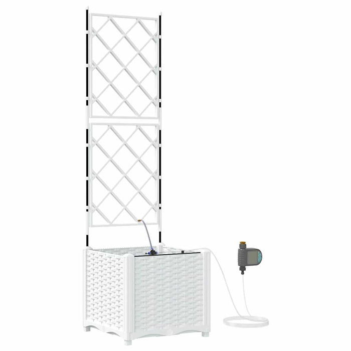 Vază pentru Grădină Alb 40 x 40 x 142 cm Plastic - WALTI WALTI