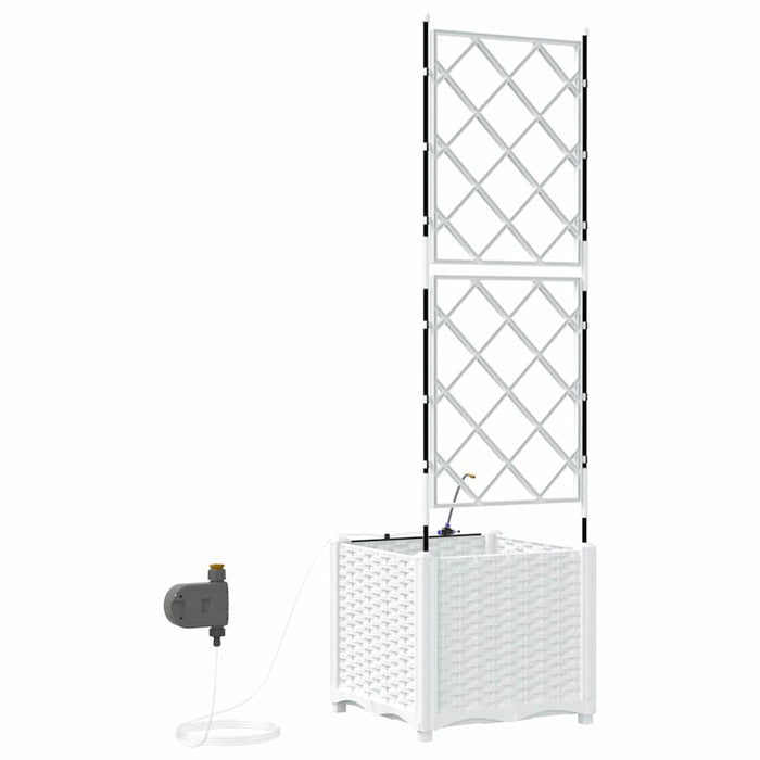 Vază pentru Grădină Alb 40 x 40 x 142 cm Plastic - WALTI WALTI