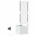 Vază pentru Grădină Alb 40 x 40 x 142 cm Plastic - WALTI WALTI