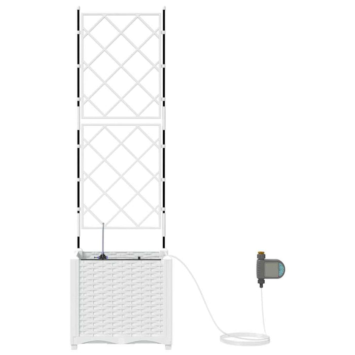 Vază pentru Grădină Alb 40 x 40 x 142 cm Plastic - WALTI WALTI