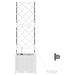 Vază pentru Grădină Alb 40 x 40 x 142 cm Plastic - WALTI WALTI