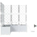 Vază pentru Grădină 5 pcs Alb Plastic - WALTI WALTI