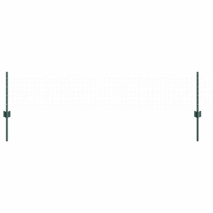 Stâlp de gard. 5 pcs Verde 80 cm Oțel - WALTI WALTI