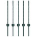 Stâlp de gard. 5 pcs Verde 100 cm Oțel - WALTI WALTI