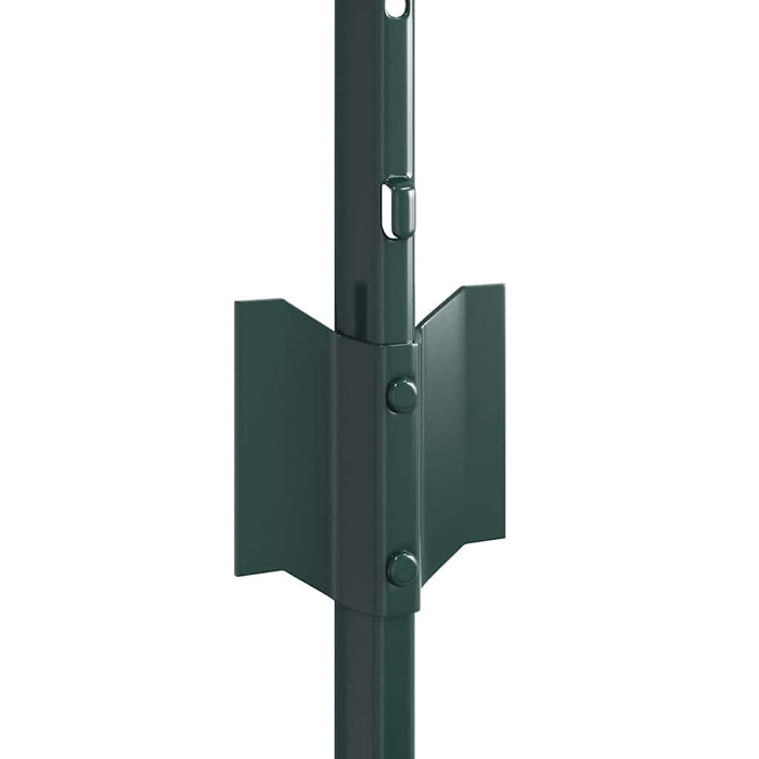 Stâlp de gard. 11 pcs Verde 100 cm Oțel - WALTI WALTI