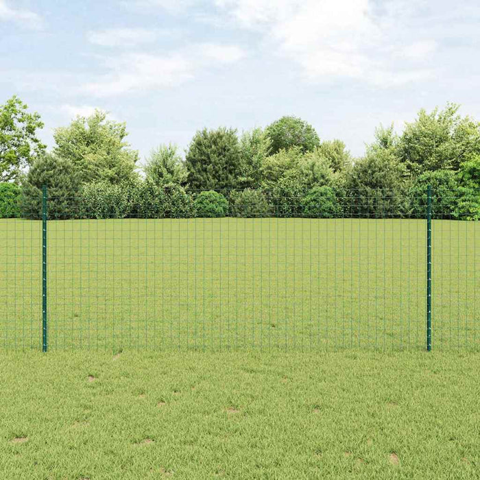 Stâlp de gard. 5 pcs Verde 140 cm Oțel - WALTI WALTI