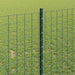 Stâlp de gard. 11 pcs Verde 100 cm Oțel - WALTI WALTI
