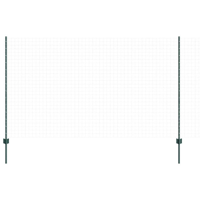 Stâlp de gard. 5 pcs Verde 140 cm Oțel - WALTI WALTI