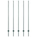 Stâlp de gard. 5 pcs Verde 160 cm Oțel - WALTI WALTI