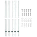 Stâlp de gard. 5 pcs Verde 160 cm Oțel - WALTI WALTI