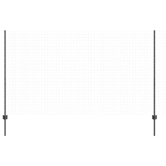Stâlp de gard. 5 pcs Gri 140 cm Oțel - WALTI WALTI