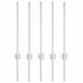 Stâlp de gard. 5 pcs Argintiu 60 cm Oțel - WALTI WALTI