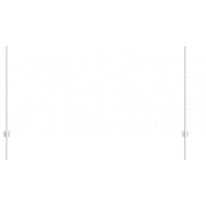 Stâlp de gard. 11 pcs Argintiu 120 cm Oțel - WALTI WALTI