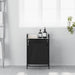 Coș de rufe 1 compartiment cu raft sonoma gri - WALTI WALTI