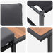 Set de canapele pentru grădină 2 pcs Antracit Oțel - WALTI WALTI
