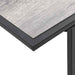 Masă de Grădină Gri 100 x 55 x 70 cm lemn - WALTI WALTI