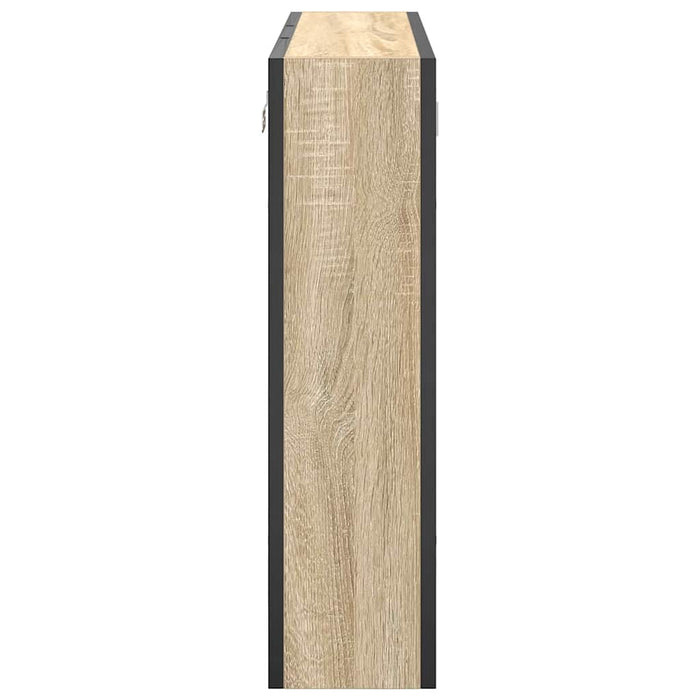 Dulap cu oglindă pentru baie Bej 60 x 16 x 60 cm Lemn compozit - WALTI WALTI