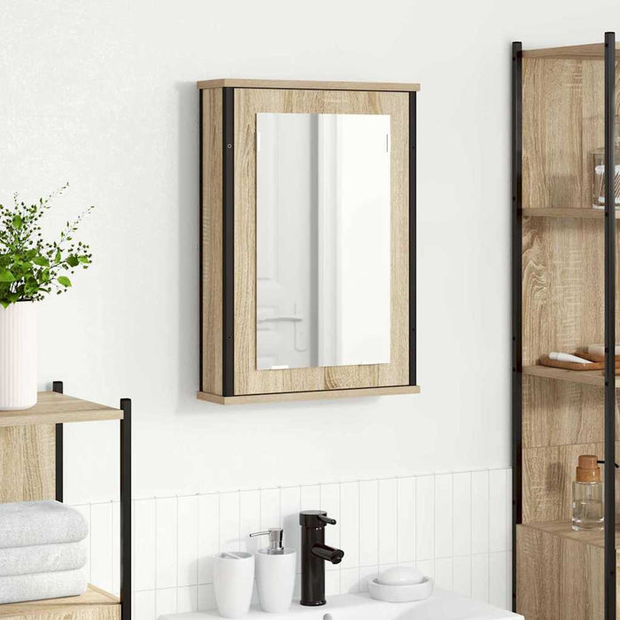 Dulap cu oglindă pentru baie Maro 42 x 12 x 60 cm Lemn compozit - WALTI WALTI