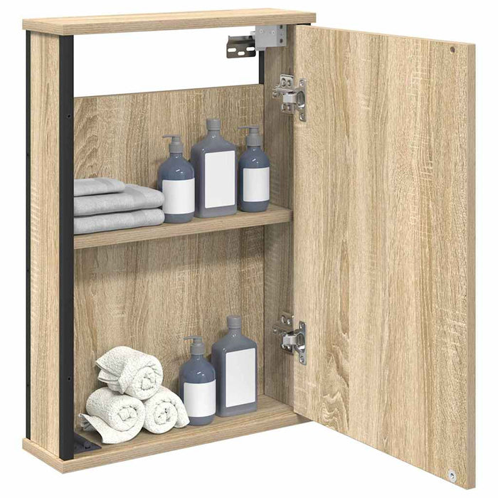 Dulap cu oglindă pentru baie Maro 42 x 12 x 60 cm Lemn compozit - WALTI WALTI