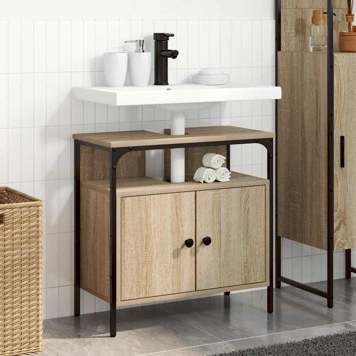 Dulap pentru Chiuveta de Baie Bej 60 x 30 x 60 cm Lemn compozit - WALTI WALTI