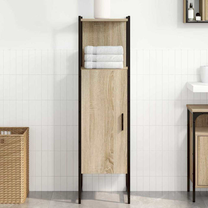 Dulap de Baie cu ușă Bej 33 x 33 x 120.5 cm Lemn compozit - WALTI WALTI