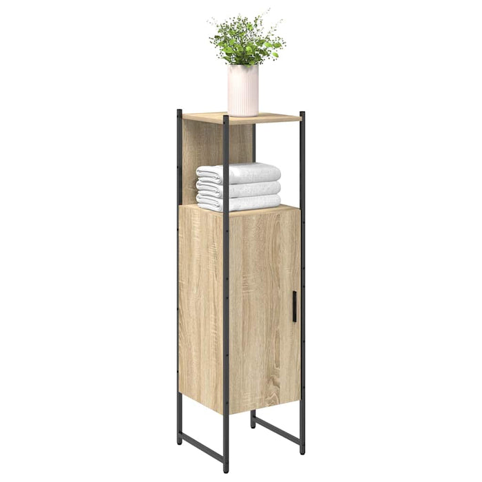 Dulap de Baie cu ușă Bej 33 x 33 x 120.5 cm Lemn compozit - WALTI WALTI