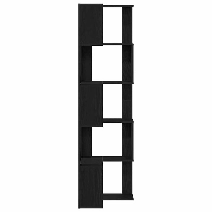 Raft de Colț Stejar negru 50 x 50 x 179 cm Lemn compozit - WALTI WALTI