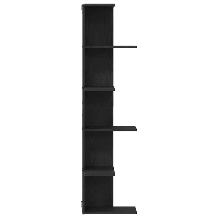 Raft de Colț pentru Perete Stejar negru 36.5 x 36.5 x 140 cm - WALTI WALTI