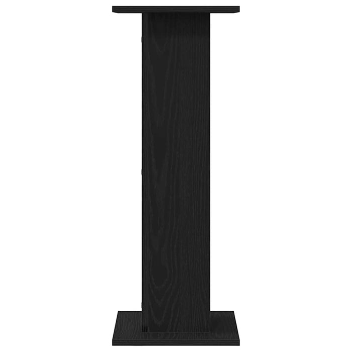 Suporturi pentru Difuzoare 2 pcs Stejar Negru 30 x 30 x 80 cm - WALTI WALTI