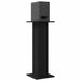 Suporturi pentru Difuzoare 2 pcs Stejar Negru 30 x 30 x 80 cm - WALTI WALTI