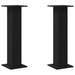 Suporturi pentru Difuzoare 2 pcs Stejar Negru 30 x 30 x 95 cm - WALTI WALTI