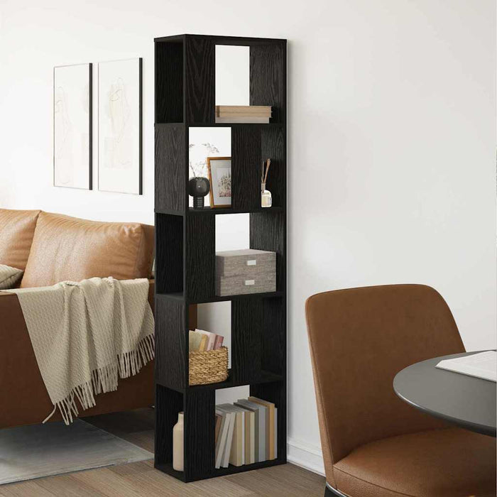 Raft pentru cărți Stejar negru 45 x 23.5 x 162.5 cm - WALTI WALTI