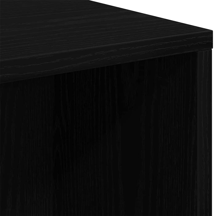 Raft Stejar negru 50 x 25 x 105 cm Lemn compozit - WALTI WALTI