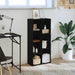 Raft Stejar negru 50 x 25 x 105 cm Lemn compozit - WALTI WALTI