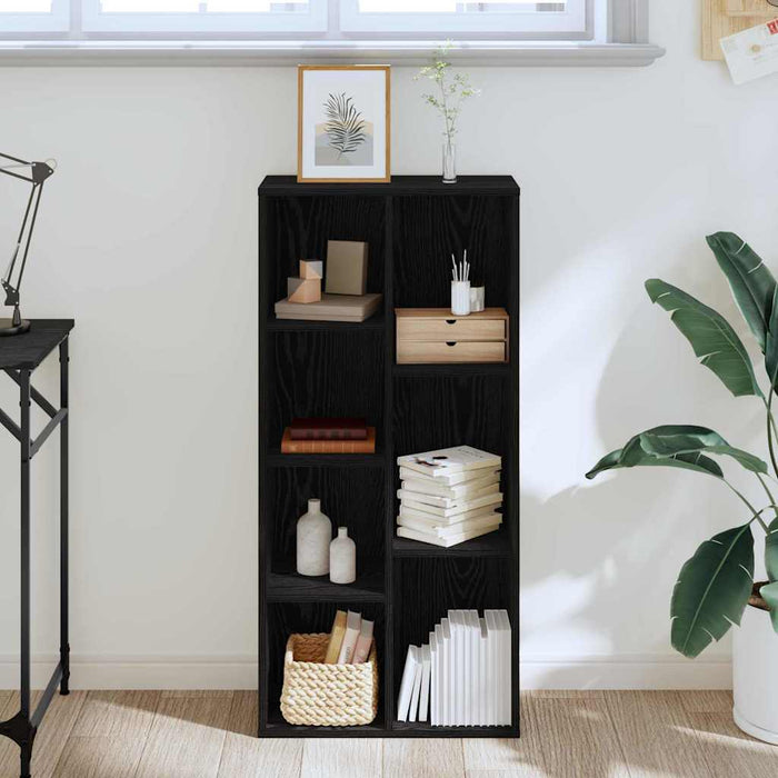 Raft Stejar negru 50 x 25 x 105 cm Lemn compozit - WALTI WALTI