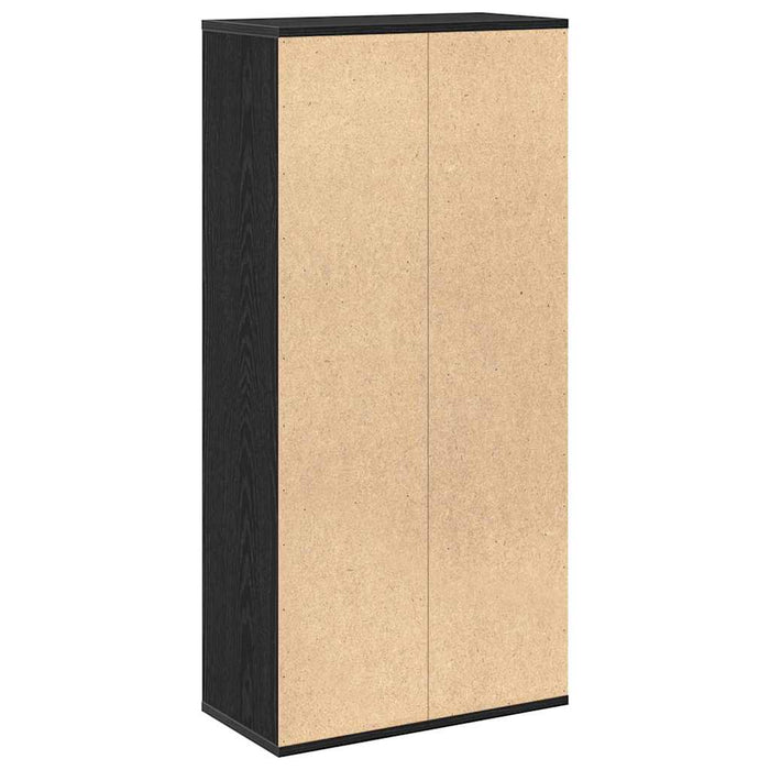 Raft Stejar negru 50 x 25 x 105 cm Lemn compozit - WALTI WALTI